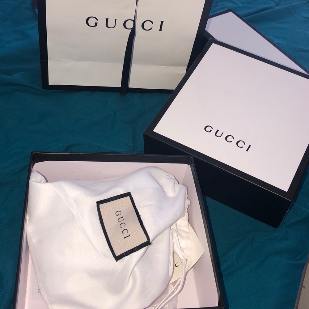 Gucci red elastic belt